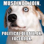 must-not-join-political-debate-on-facebook-dog