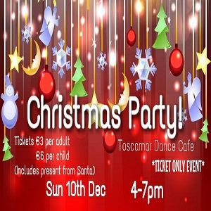 Children’s Christmas Party at Toscamar Dance Cafe