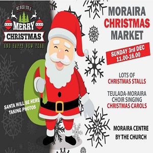 Moraira Christmas Market with Santa!