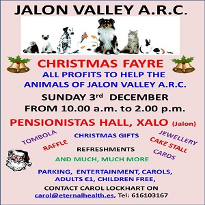 Jalon Valley ARC Christmas Fayre