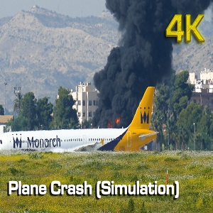 Simulation Plane Crash at Alicante Updated with Video Footage