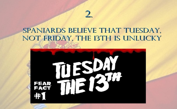 Beware Tuesday the 13th!