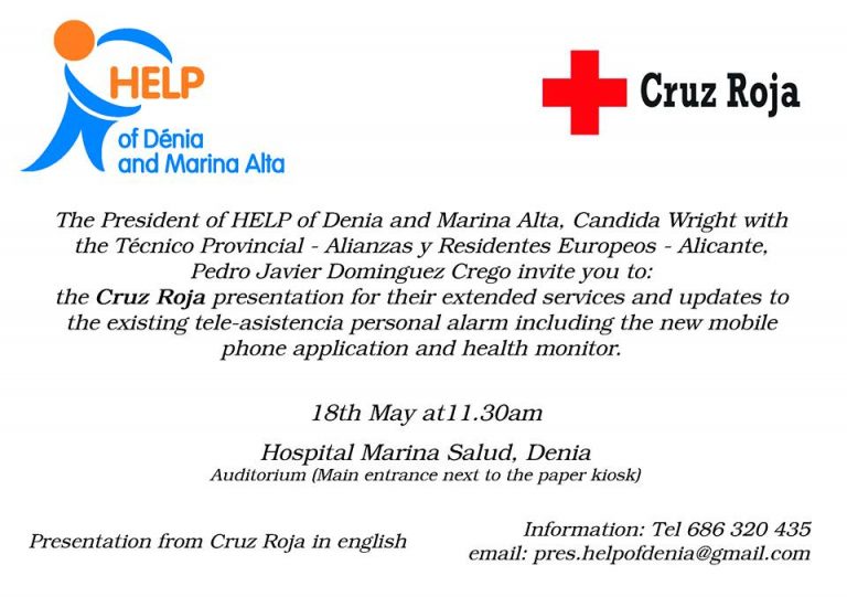 Help of Denia and Cruz Roja. Keeping Safe Presentation