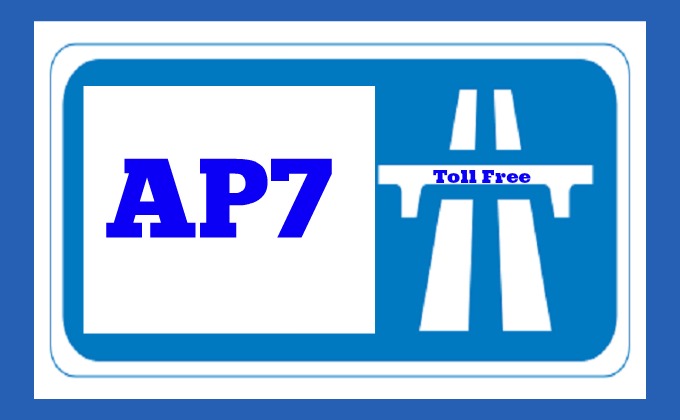 AP7 Motorway To Be Toll Free