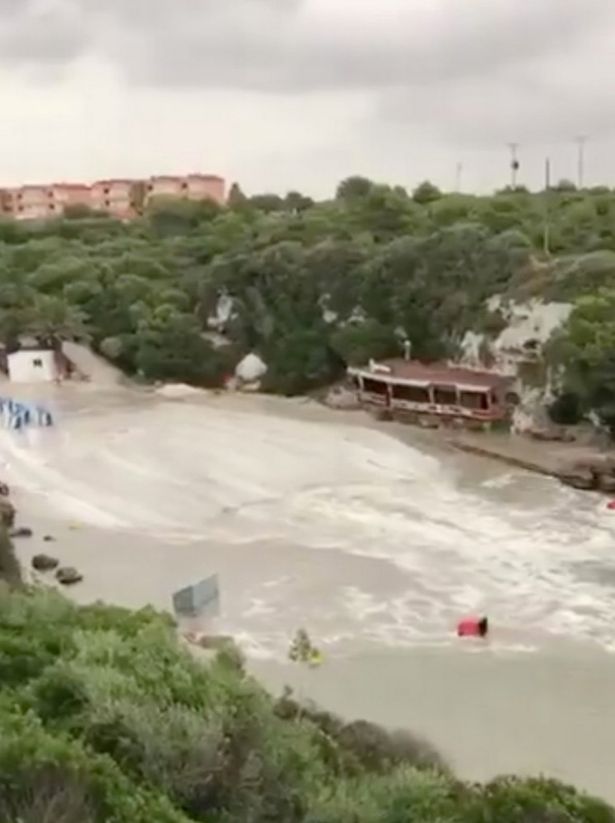 Tsunami mallorca video