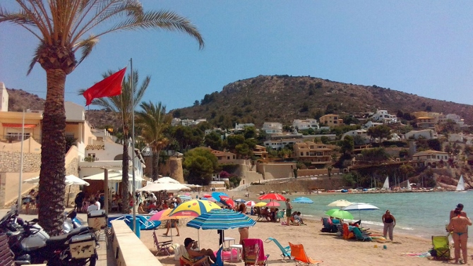 Oh Not Nice at El Portet Beach!