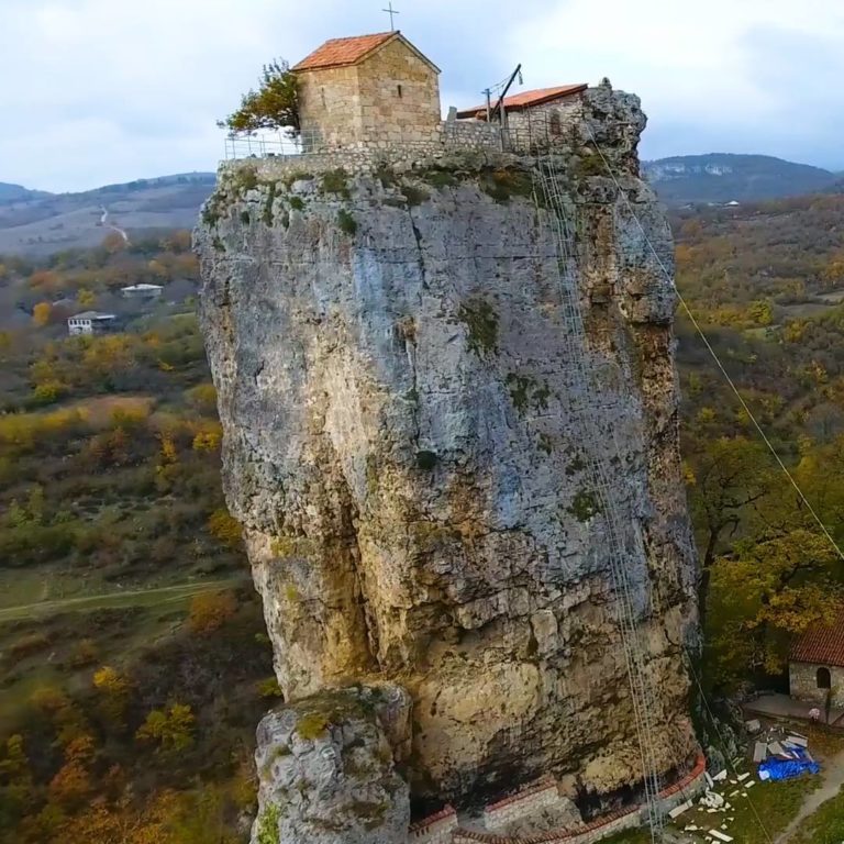 130 Foot Ladder to “Heavenly” Home