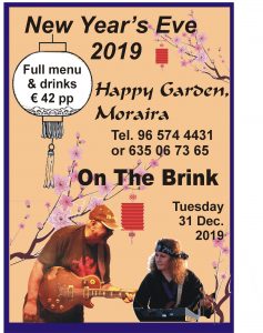 Chinese New Year's Eve with The Brink @ Happy Garden | Teulada | Comunidad Valenciana | Spain