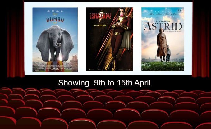 Movies English at Cine Jayan… 9th to 15th April.
