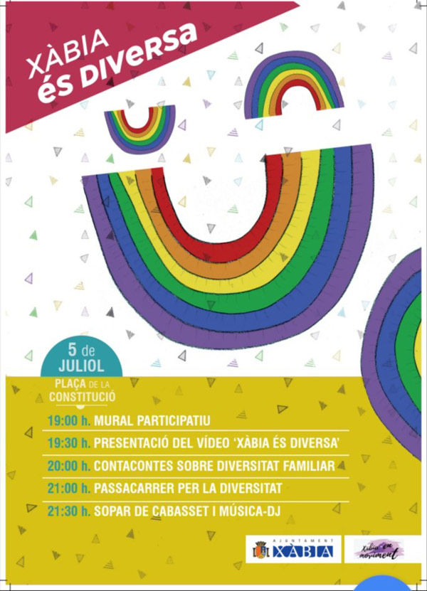 The First  Javea LGBTI + Pride Party with Batukada, Dinner and Disco