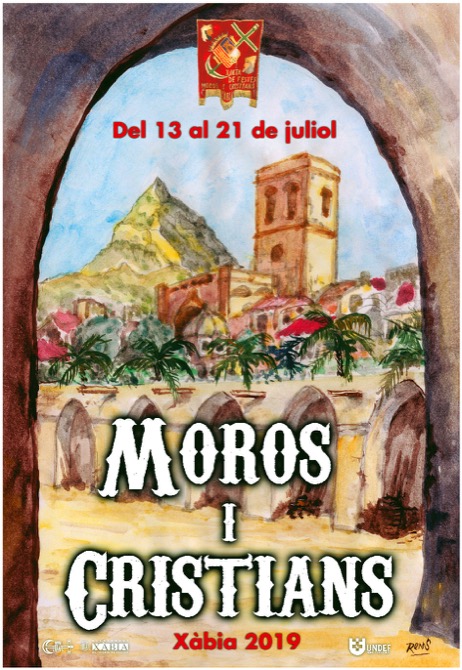 Programme for Festival of Moors and Christians, Javea July 2019