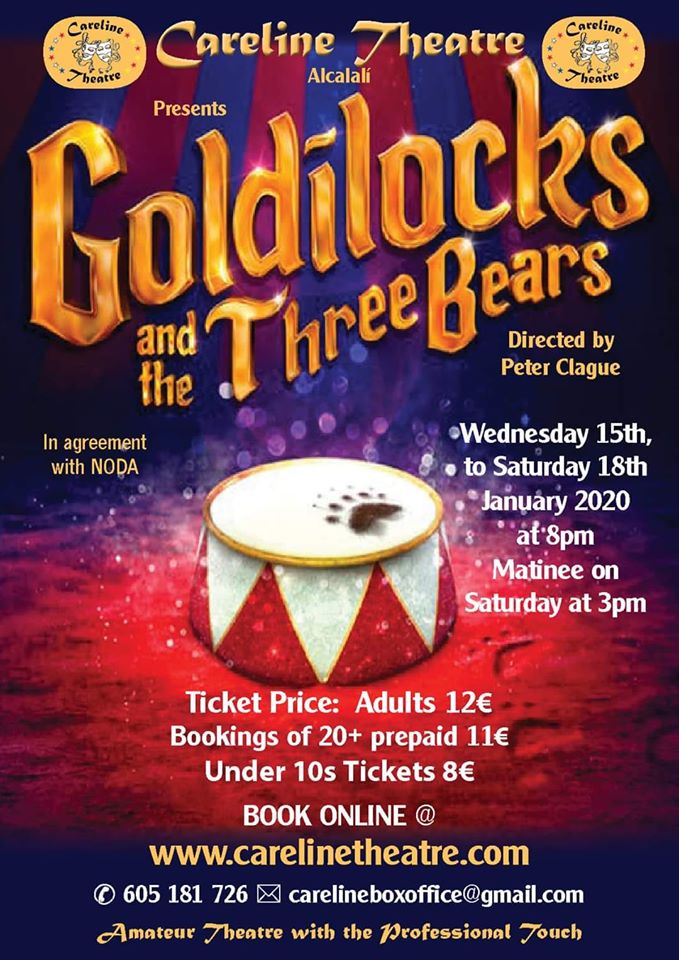Panto at Careline Theatre – Goldilocks and the Three Bears