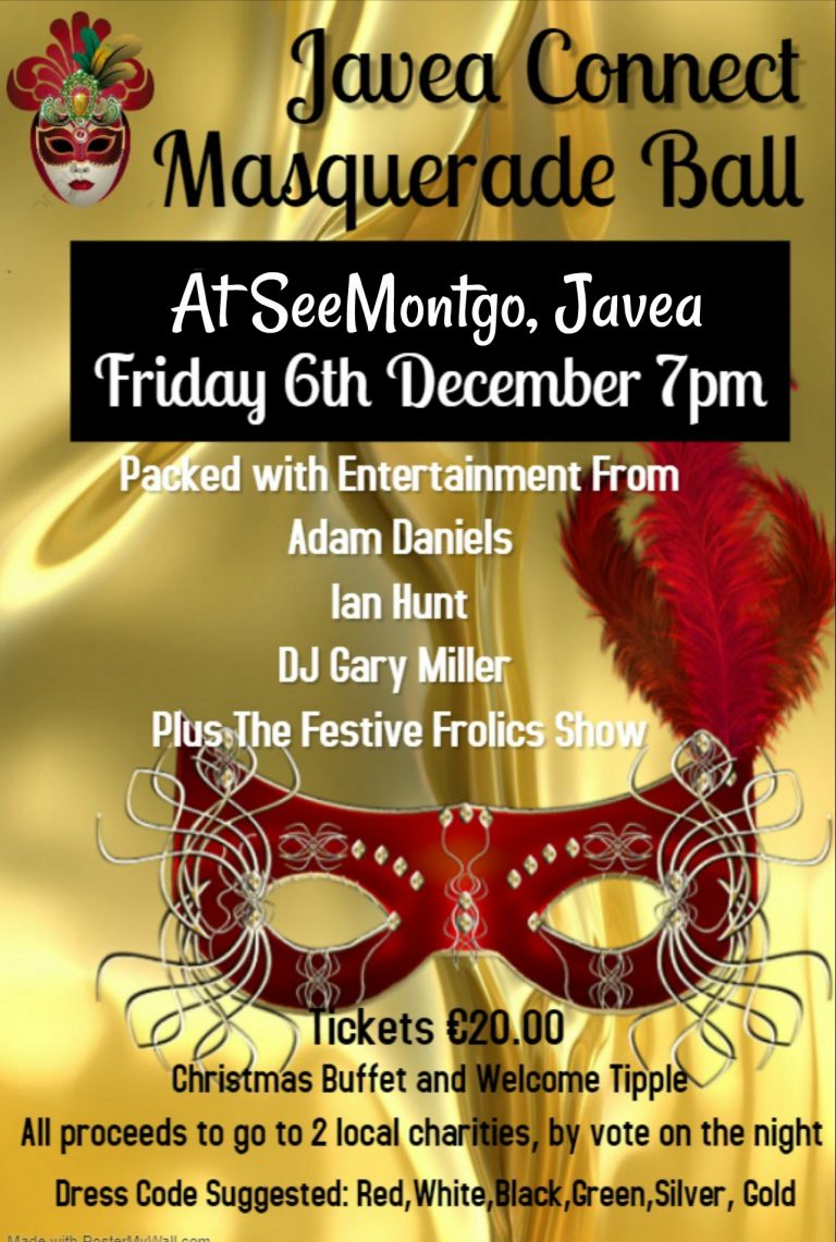 Javea Connect Masquerade Ball