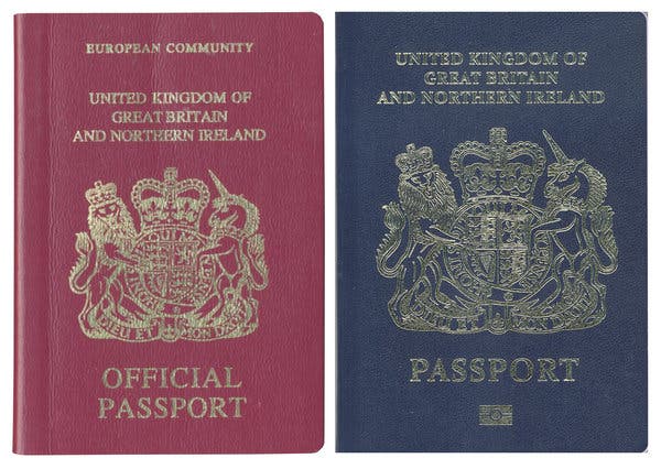 travel to europe from uk passport