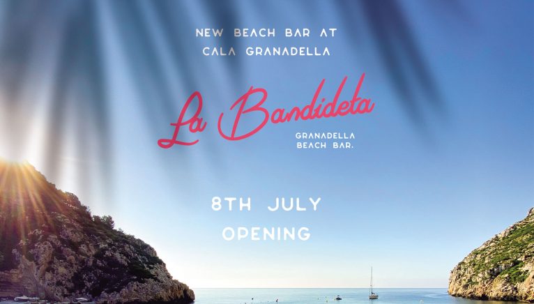 La Bandideta, a new beach bar in Cala de la Granadella, opens on July 8th