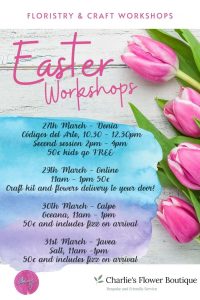 Easter Floristry and Crafting Workshop @ Salt | Xàbia | Comunidad Valenciana | Spain