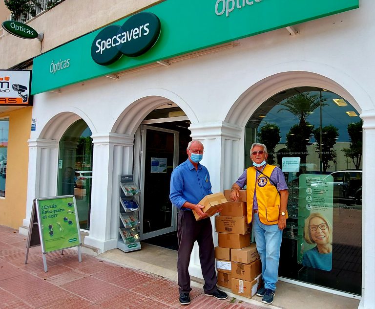 Specsavers supporting the Calpe & Benissa Lions