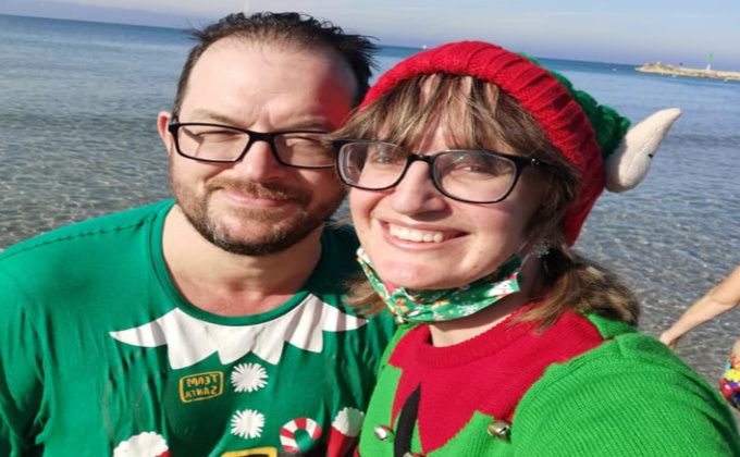 A massive 2700.47 euros raised at the New Year Swim with The Lancashire Bruja