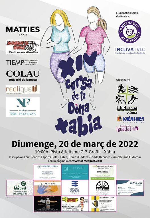 The “Cursa de la Dona de Xàbia” returns with the traditional route in 2022