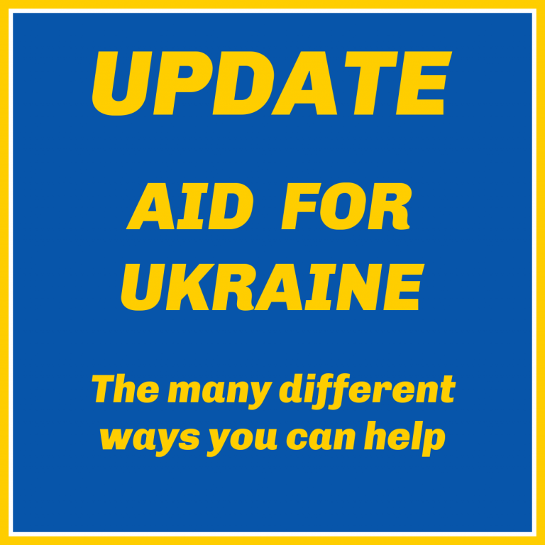 Ukraine Crisis- How and where you can help or donate
