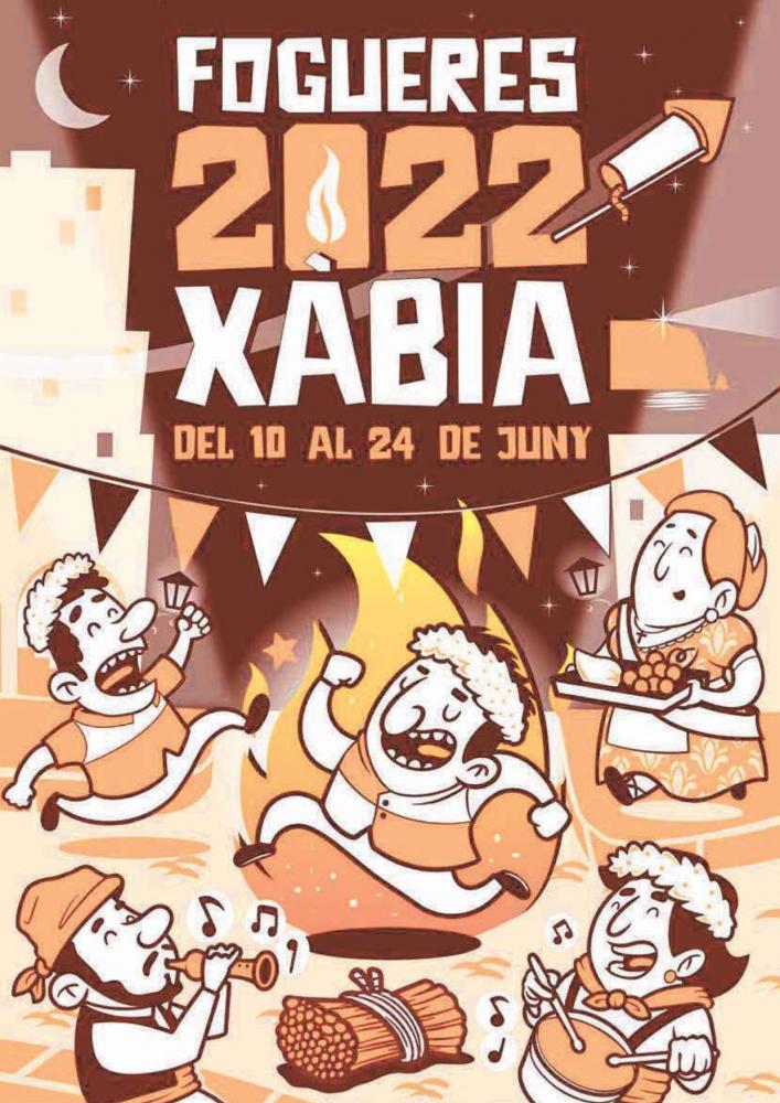 Festival programme for the Javea Bonfires of San Juan 2022