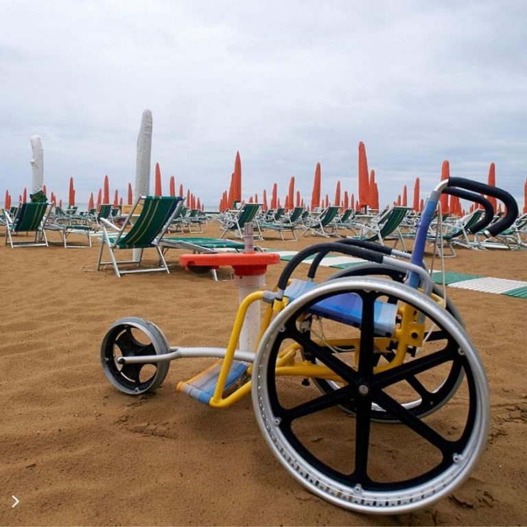 Local beaches with special adaptations for those with mobility problems