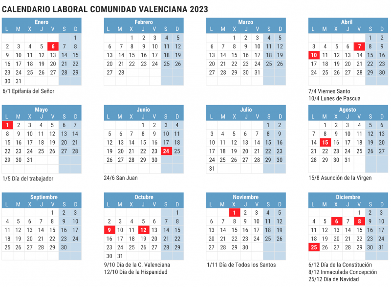 Valencia Region Public Holidays 2023 Javea Connect