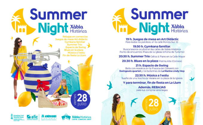 Two shopping nights in Javea Old Town