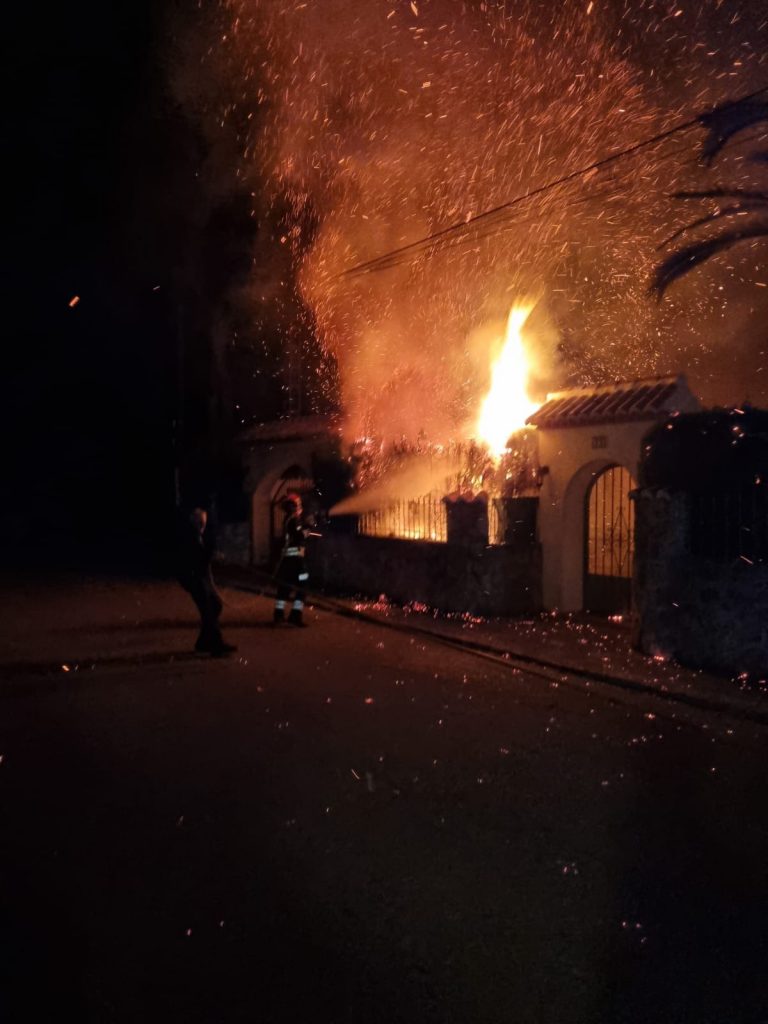 Fire in Tosalet