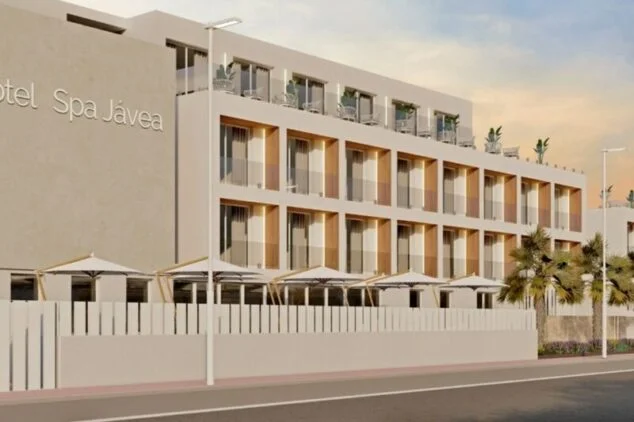 The new hotel in Javea